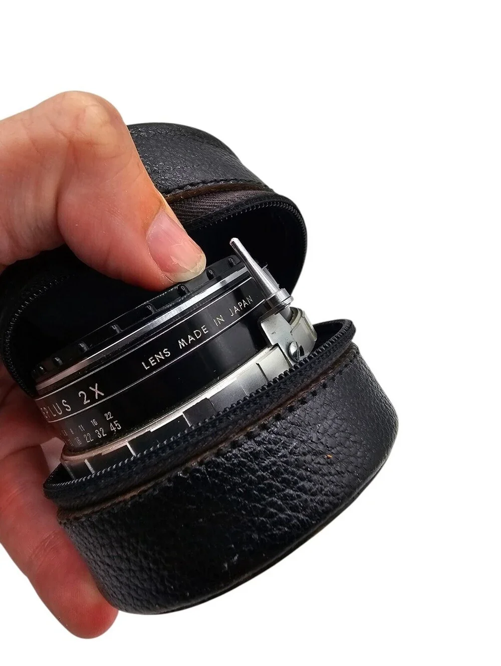 Kenko NT Auto Teleplus 2X Converter for Nikon with leather case and end caps